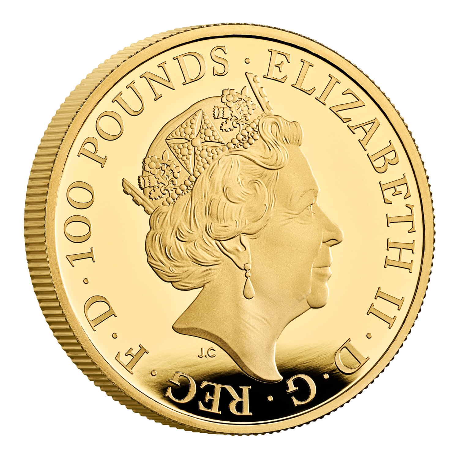 Royal Tudor Beasts Lion of England gold proof coin